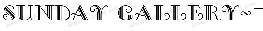sunday gallery字体转换